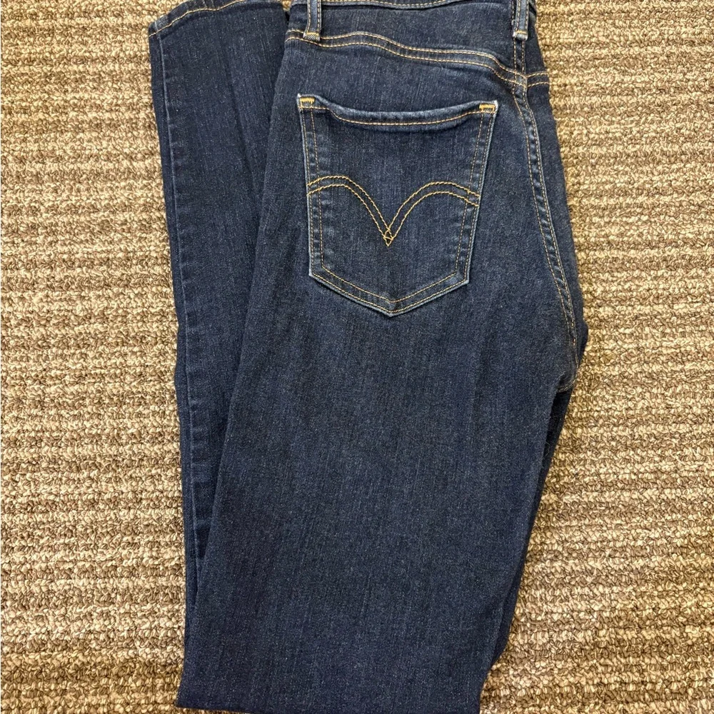 Levi's Dark Blue Skinny Jeans high rise - Picture 9 of 9